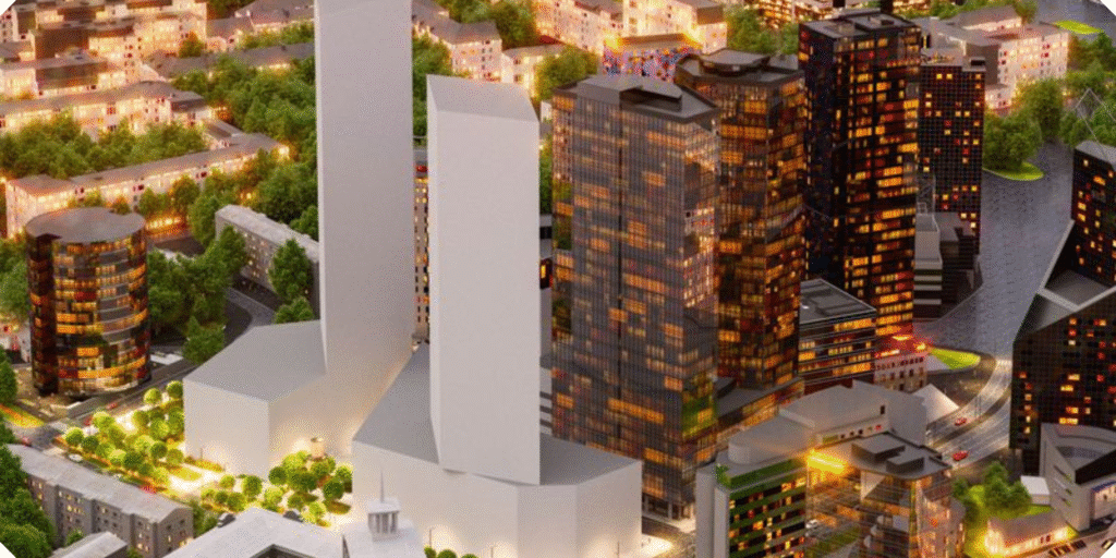 Stockmanni arenduse teine etapp. (Visuaal _ Maakri Holding/Kadarik Tüür Arhitektid)